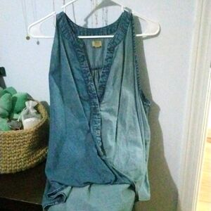 True Craft jean blouse